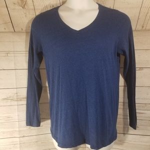 Sonoma Long Sleeve Blue Top